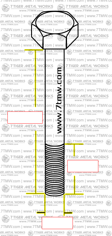 Hexagonal Bolt Standard Thread