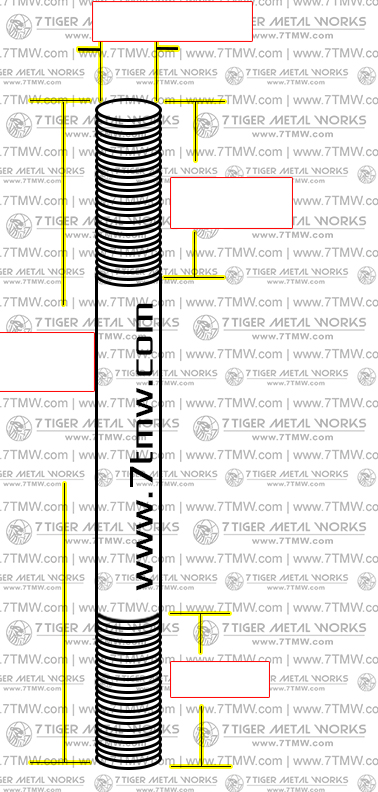 2 Side Thread Stud Bolt