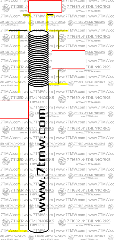 1 Side Thread Stud Bolt